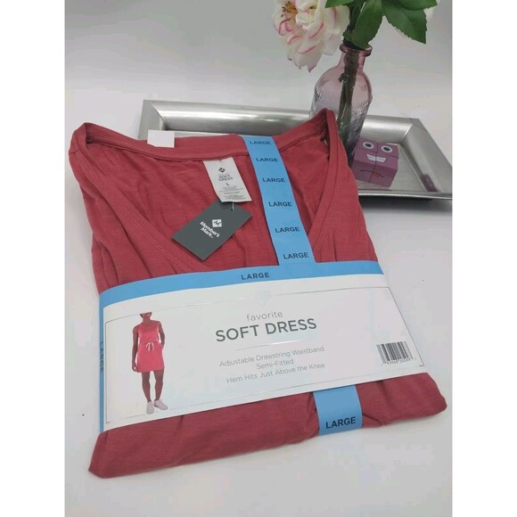 Member's Mark Women's Favorite Soft Pullover Dress Mini Tank Sierra Heather Sz L - Picture 7 of 10